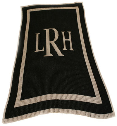 Personalized Blanket Classic Monogram