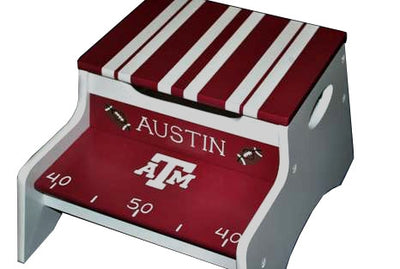 Football  Team Two step stool