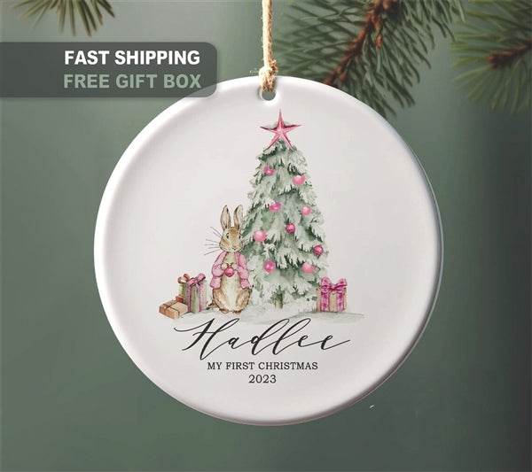 Peter RabbitPink Ornament