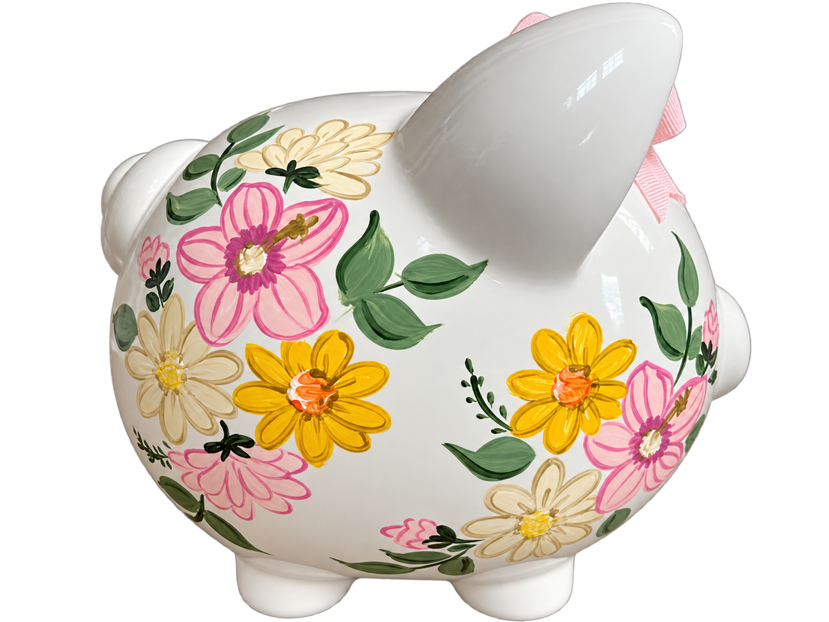 Isla Floral Garden Piggy bank