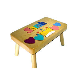 personalized puzzle step stool Nat Princess