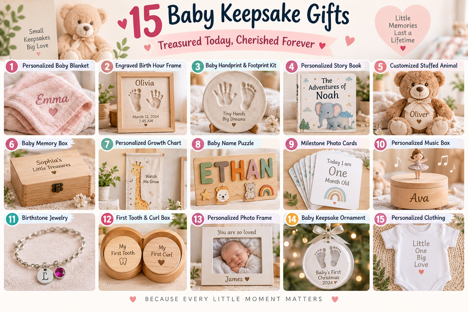 15 Baby Keepsake Gifts That Become Family Treasures