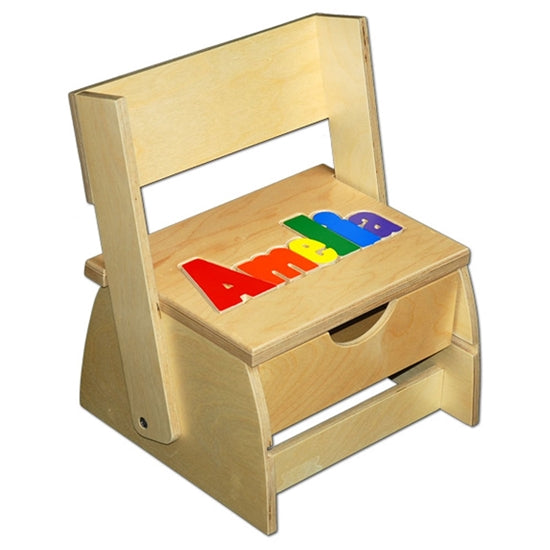 Personalized Puzzle Step Stool 1