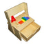 Personalized Puzzle step N store SOLID wood stool