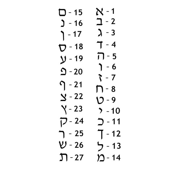 Natural Hebrew puzzle step stool