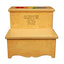 Personalized Puzzle Two step SOLID wood stool
