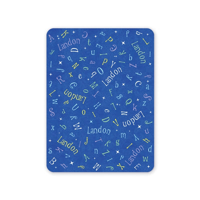 Name Toss Personalized Blanket Sherpa