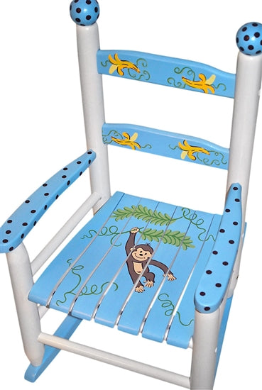 Rocking Chair Blue Monkey