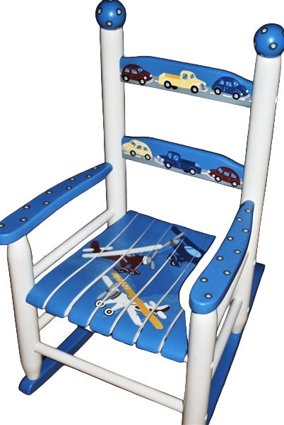 Rocking Chair Transportation Blue