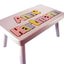 White Double Name stool