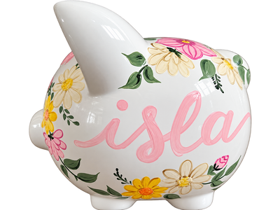 Isla Floral Garden Piggy bank