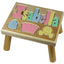 personalized puzzle step stool nat maple princess