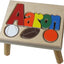 personalized puzzle step stool nat maple sports