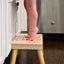 personalized puzzle step stool nat maple