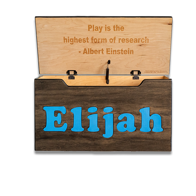 Espresso Name Toy Box