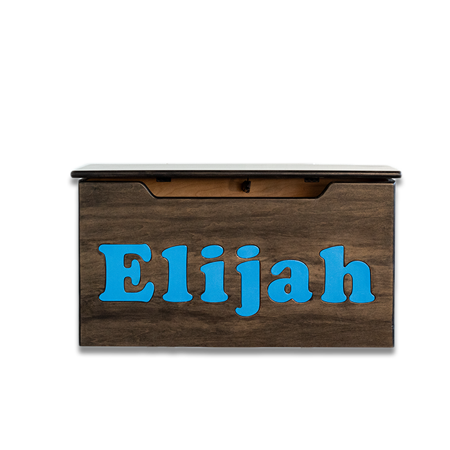 Espresso Name Toy Box
